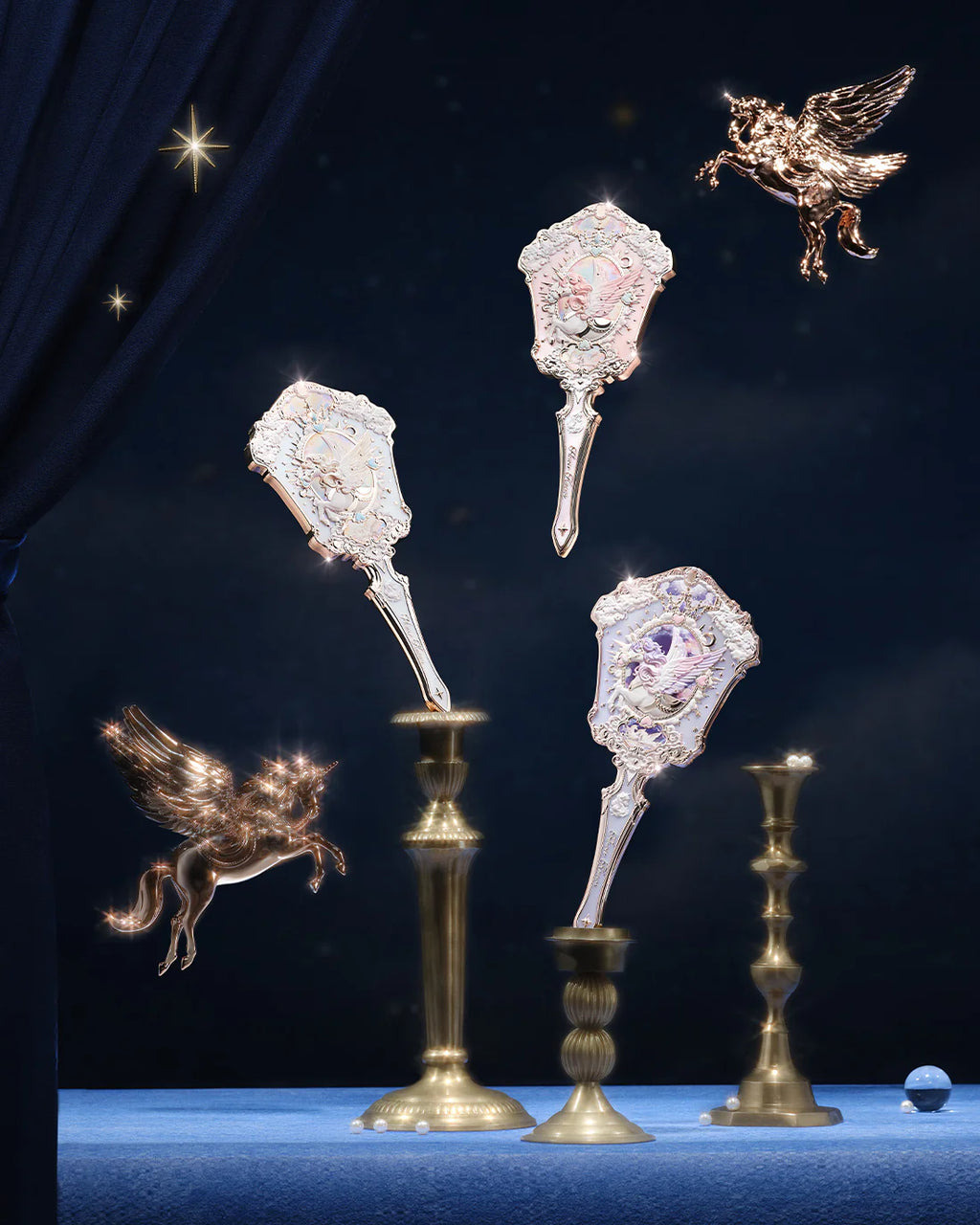 Knight Unicorn Hand Mirror