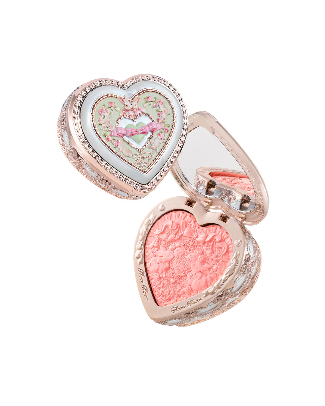 Bunny Garden Embossed Blush