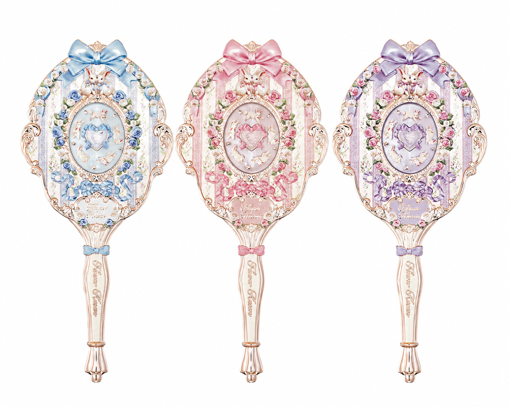 Bunny Garden Hand Mirror