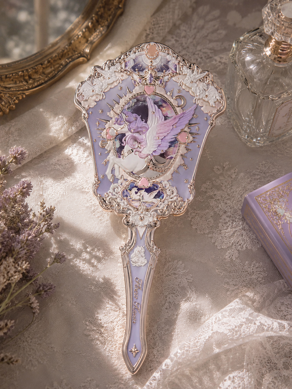 Knight Unicorn Hand Mirror
