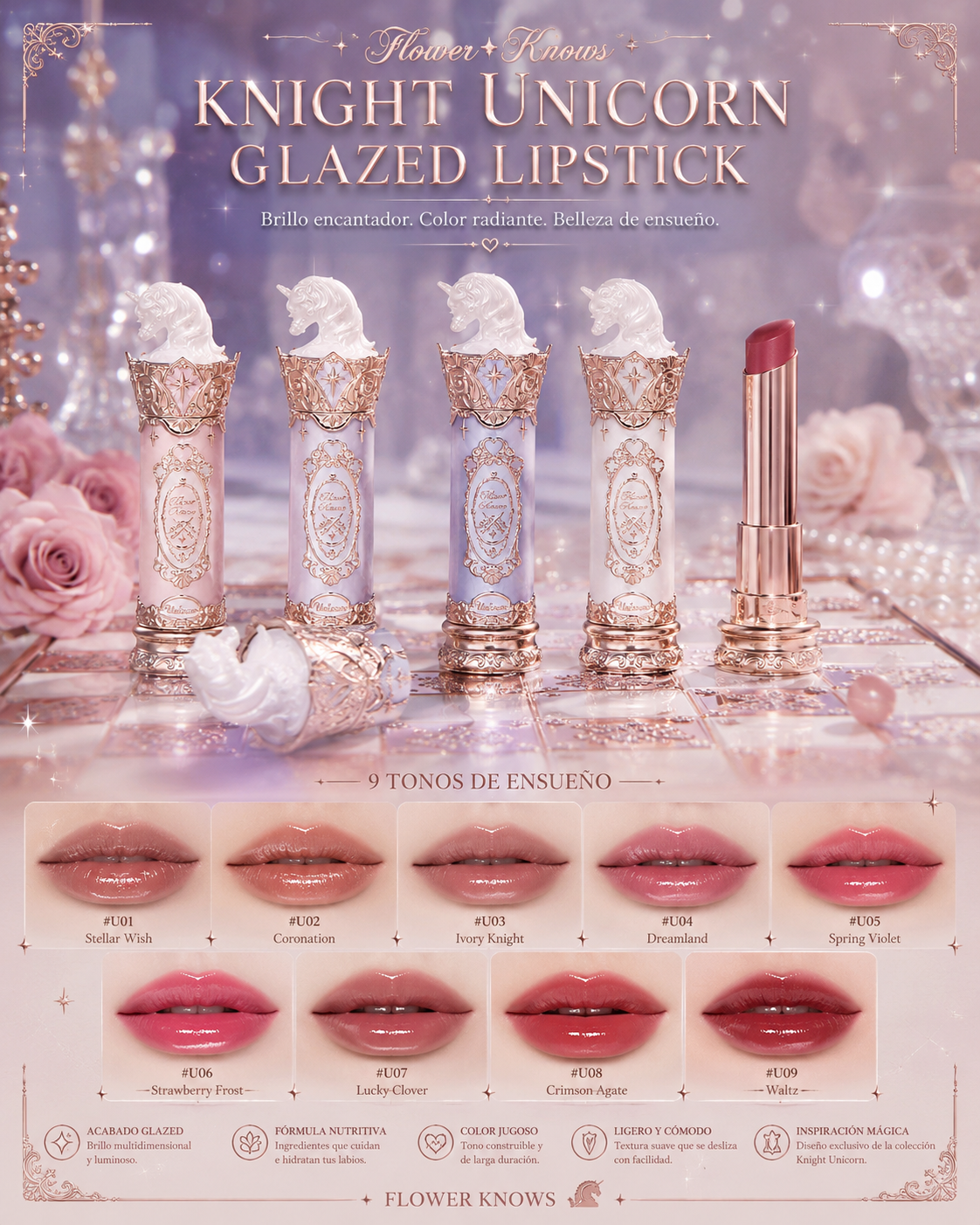 Knight Unicorn Glazed Lipstick