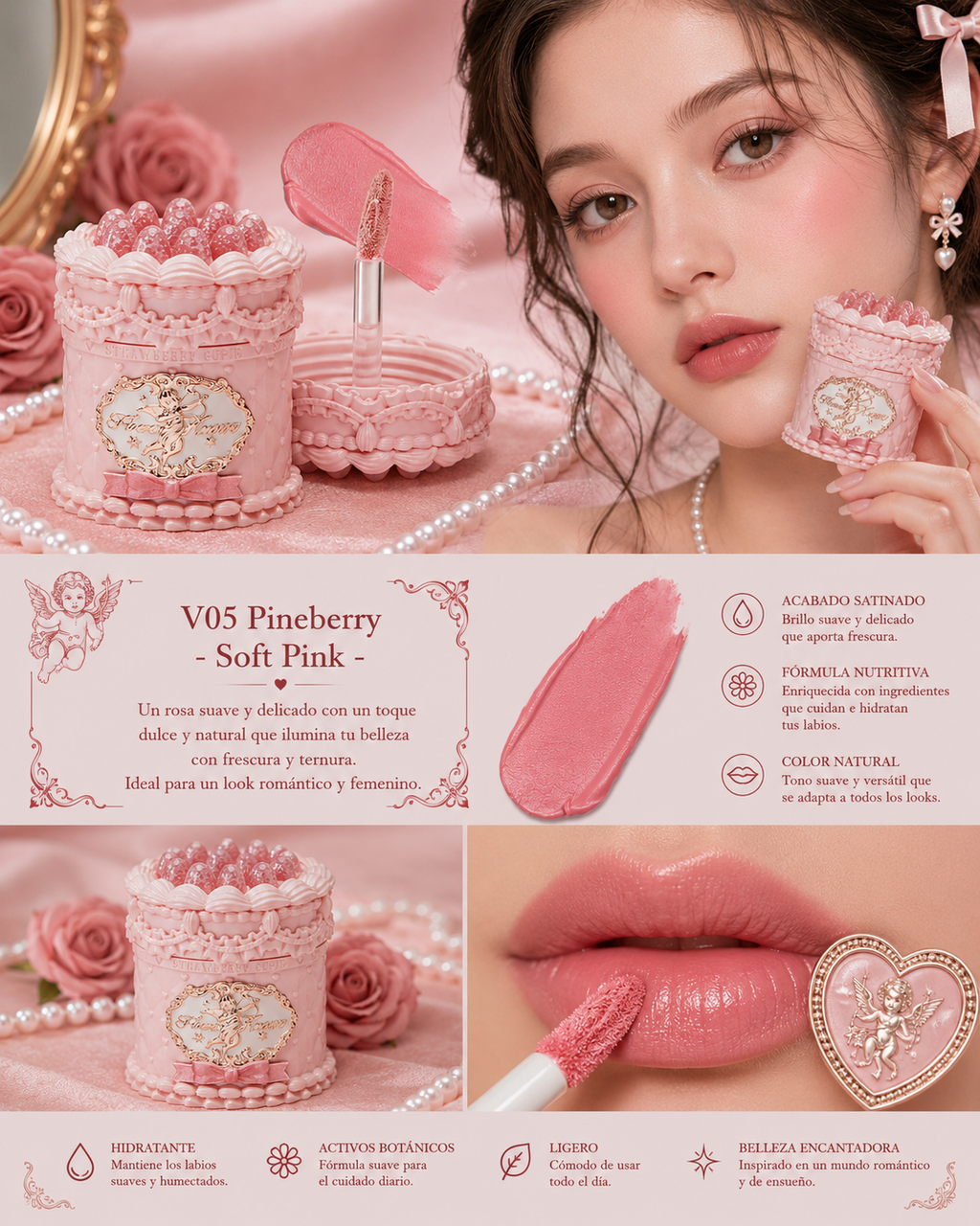 Stawberry Cupid Cake Lip Cream