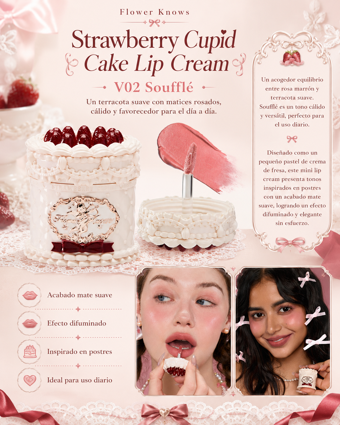 Stawberry Cupid Cake Lip Cream