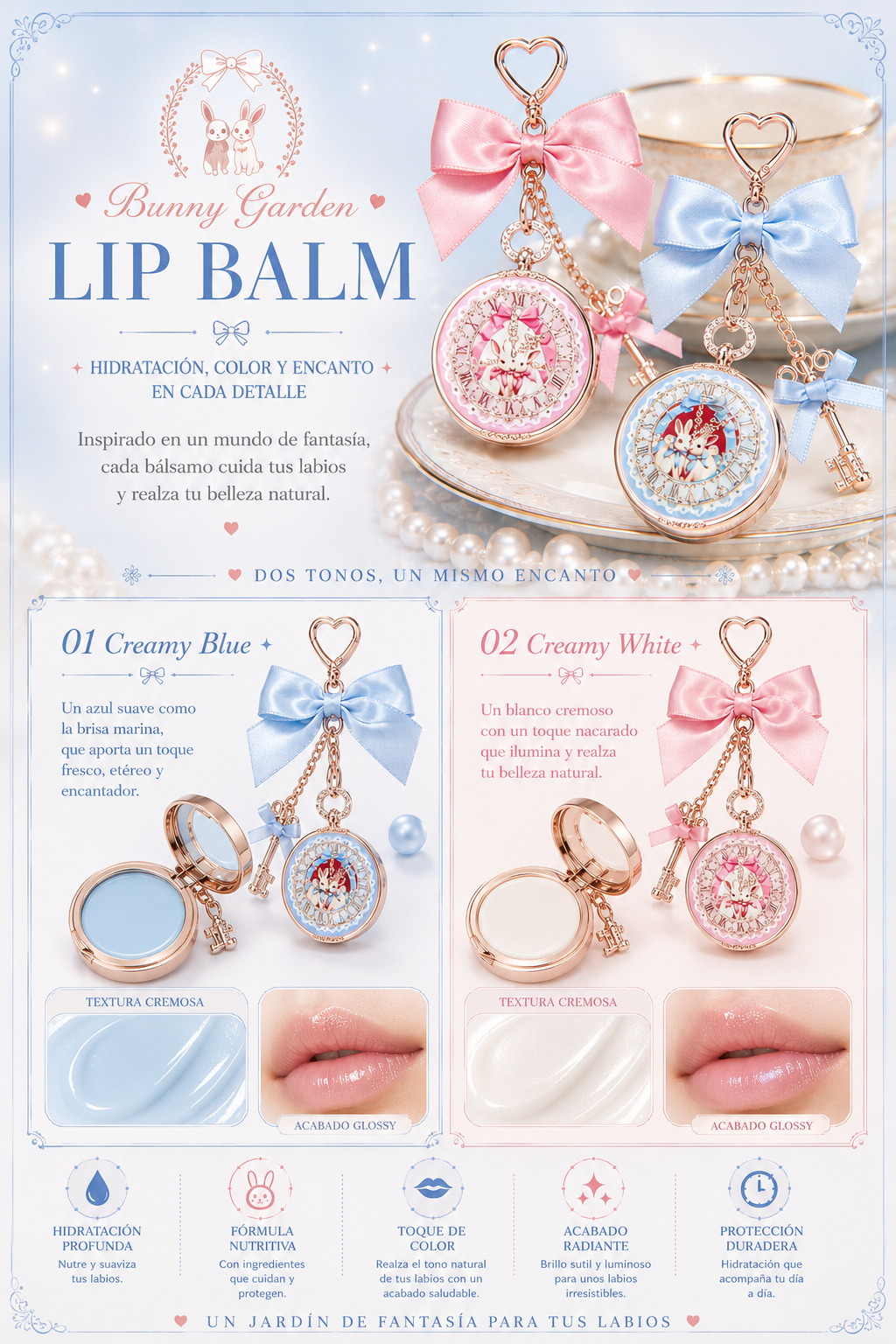 Bunny Garden Lip Balm