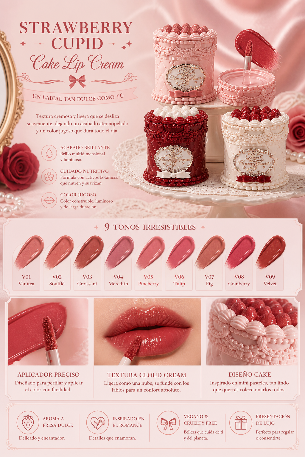 Stawberry Cupid Cake Lip Cream