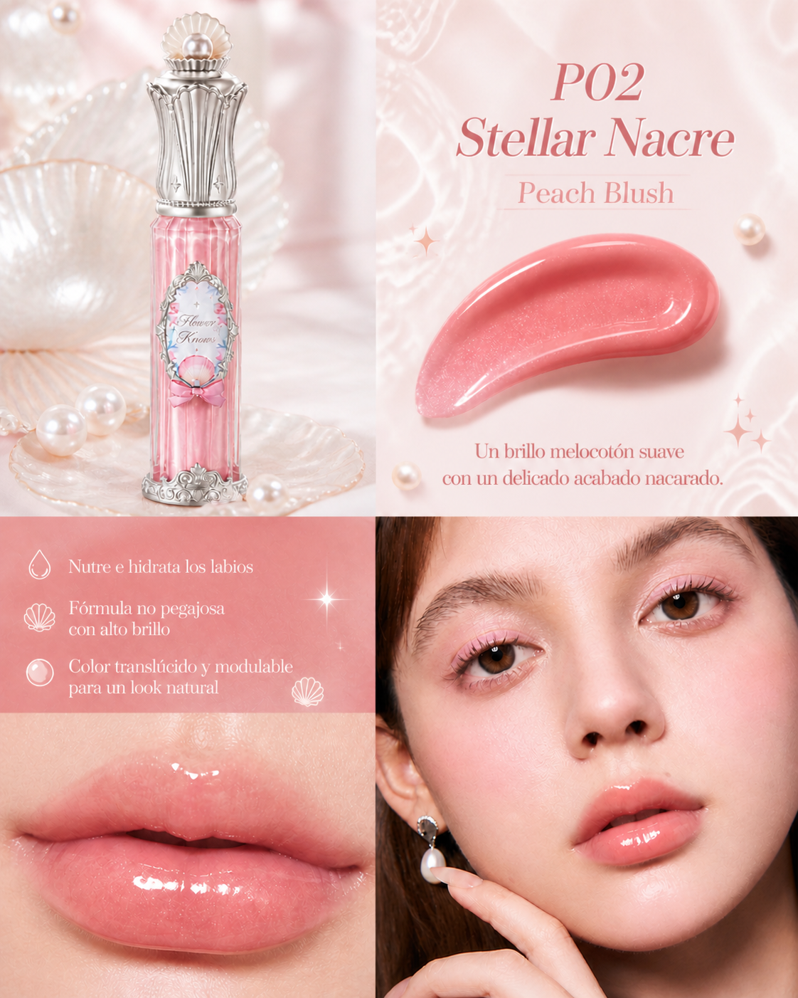 Shell's Jewel Nourishing Lip Glaze
