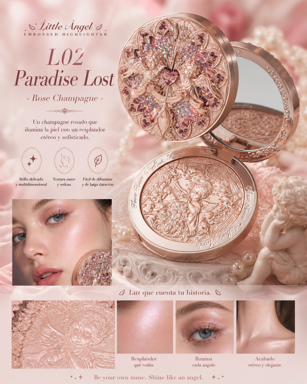 Little Angel Embossed Highlighter