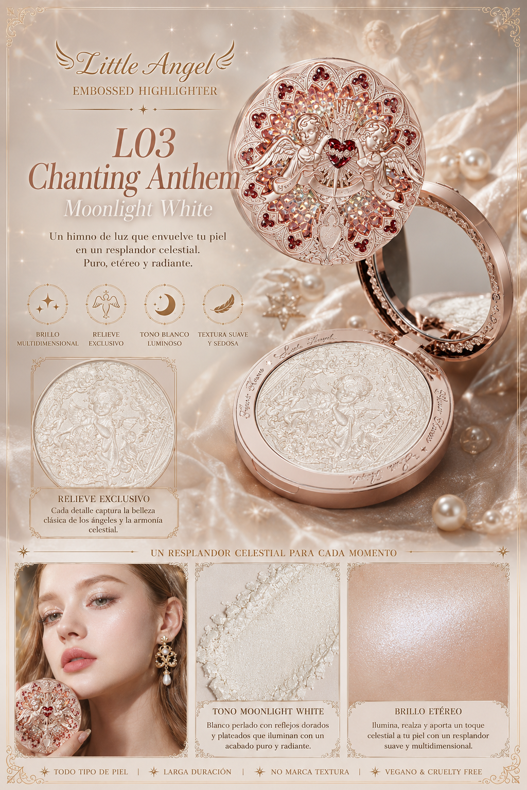 Little Angel Embossed Highlighter