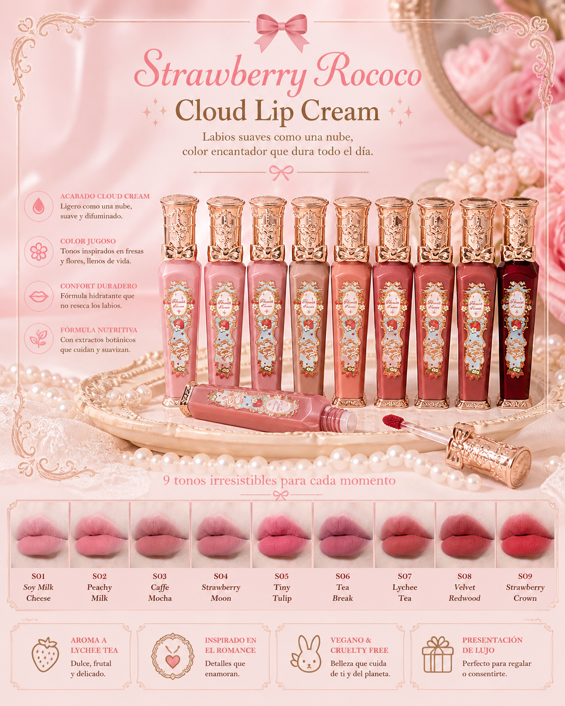 Strawberry Rococo Cloud Lip Cream