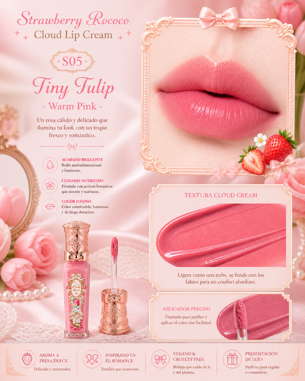 Strawberry Rococo Cloud Lip Cream