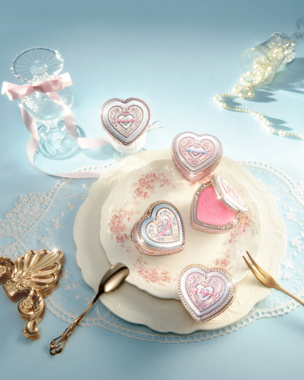 Bunny Garden Embossed Blush